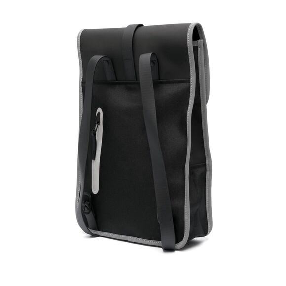 Rains Backpack Reflective Black Reflective 14090 Waterproof New With Tags - Picture 8 of 15